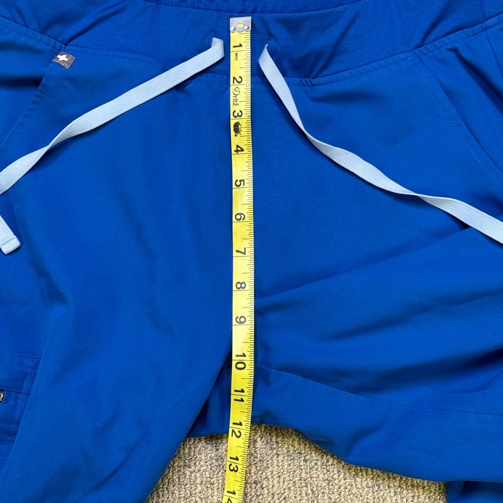 FIGS Zamora Jogger Scrub Pants Royal Blue Womens Medium W18SW2005 - Picture 8 of 9